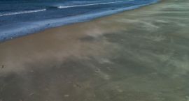 Wind across beach